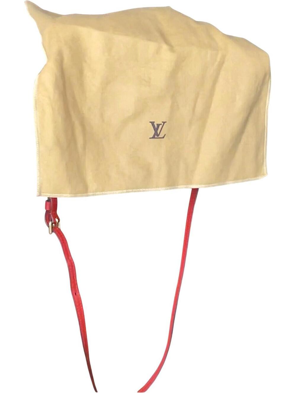 Louis Vuitton Crossbody Bag with Red Leather Flap - Picture 4 of 10